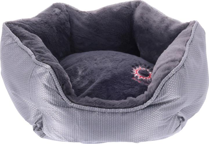 Actual product image Thermoswitch Santorini S dog bed 45 x 38 cm silver/grey (Dog)