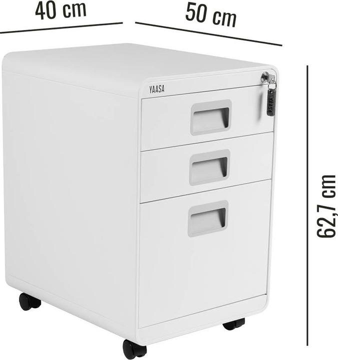 Image du produit Yaasa File Cabinet - Blanc