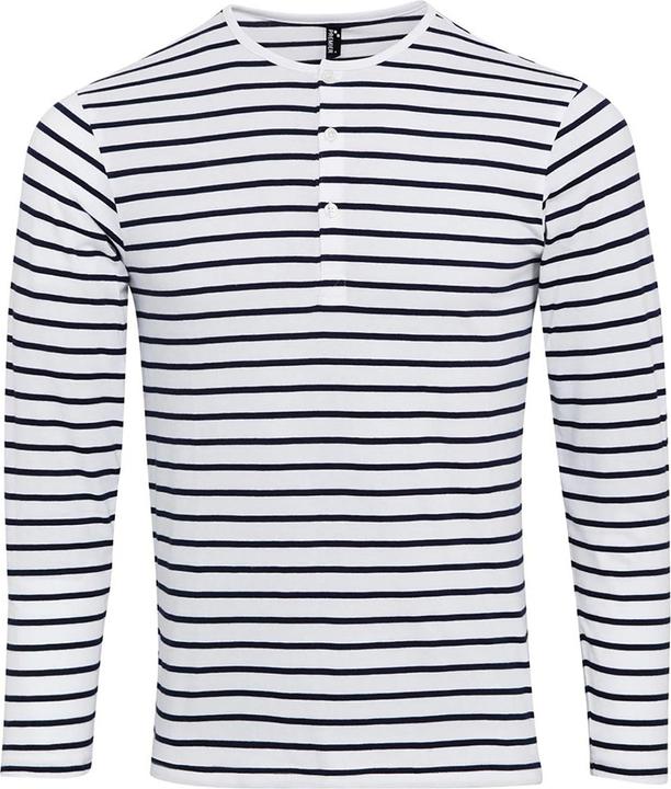 Premier TShirt mit Rundhalsausschnitt lange Ärmel zum Aufrollen