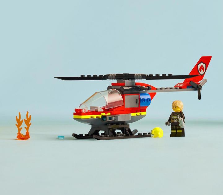 Produktbild LEGO Feuerwehrhubschrauber (60411, LEGO City)
