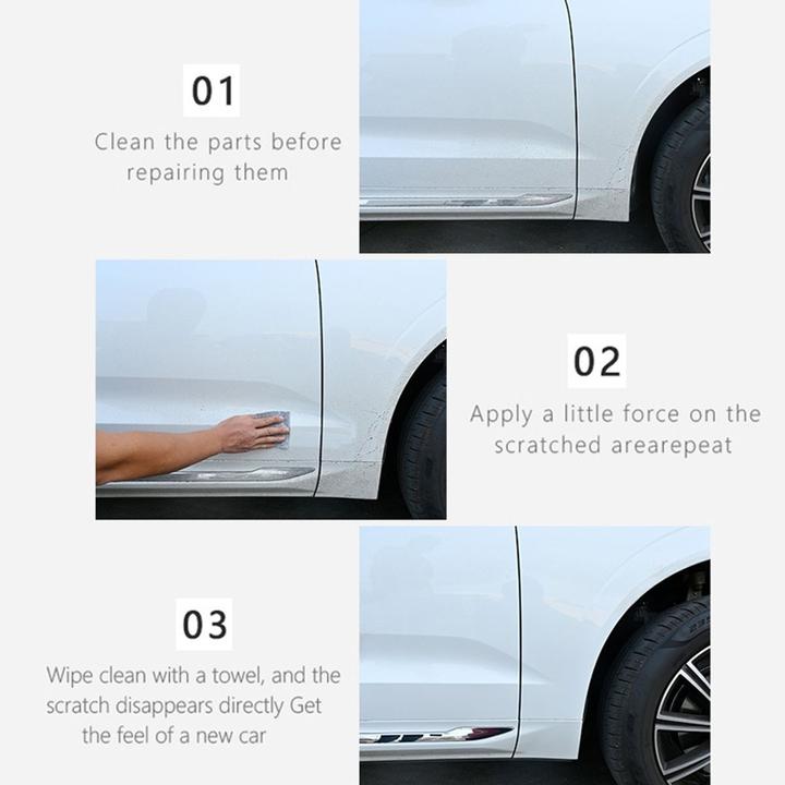 Produktbild König Design 2er Pack Auto Kratzer Reparatur Nano Sparkle Tuch für Auto Kratzer Entfernen