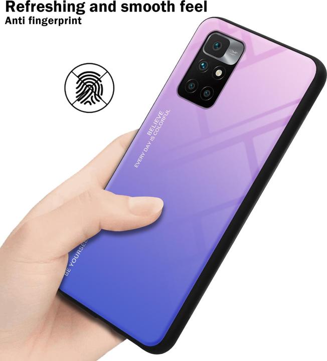 Actual product image Cadorabo TPU 2 colors glass envelope (Xiaomi Redmi 10)