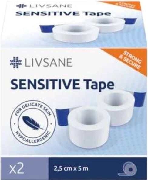 Livsane Sensitiv Fixierpflaster 2.5cmx5m (1 x)