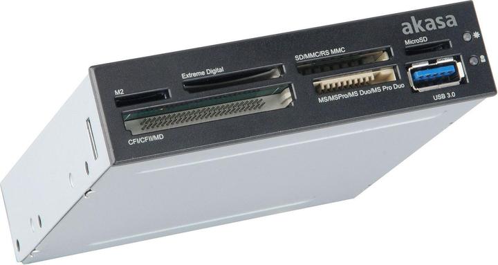 Produktbild Akasa AK-ICR-14 USB 3.0, 6-Port Card Reader 3,5 S/W (USB 3.0)