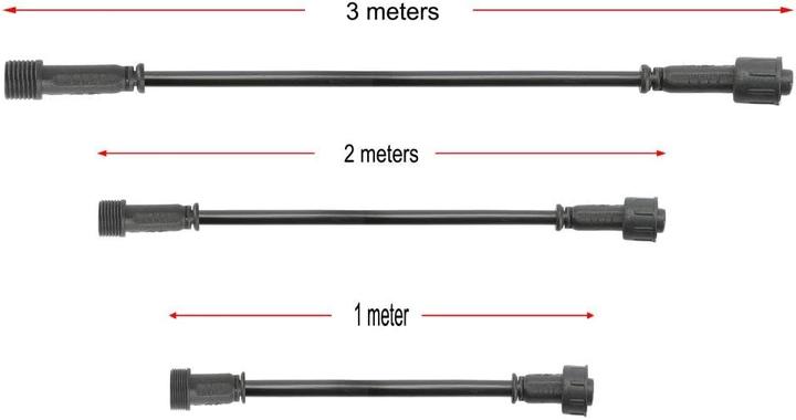 Image du produit Subosi Verlängerungskabel-Set für RGB LED Leuchten (200 cm)