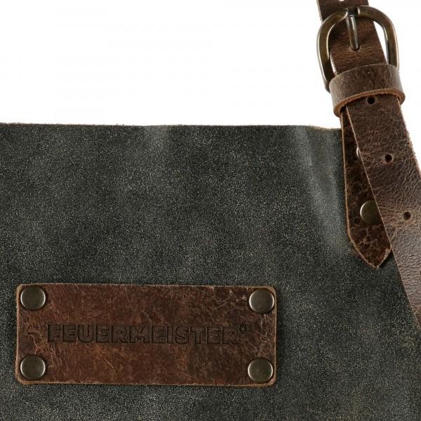 Actual product image Feuermeister Barbecue apron antique leather, anthracite, size 2 (L)