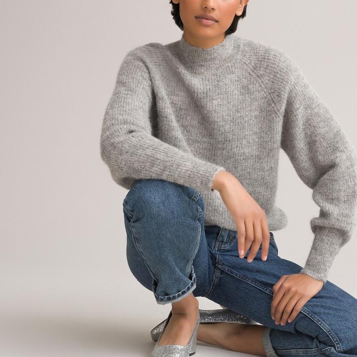 Produktbild La Redoute Collections Pullover mit Stehkragen (M)