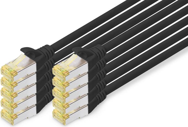 Productafbeelding Digitus CAT 6A S/FTP patchkabel, 10 stuks (S/FTP, CAT6a, 0.50 m)