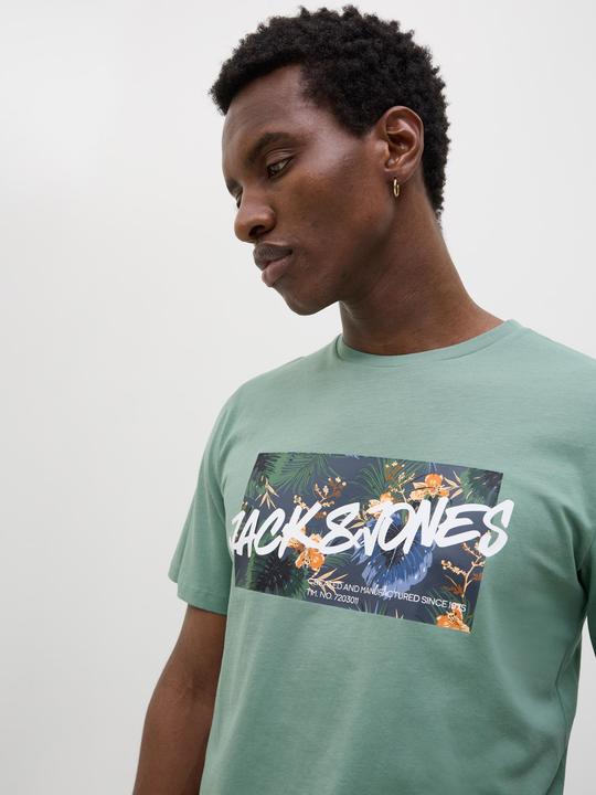 Actual product image Jack & Jones Jjhawaii Shape Tee Ss Crew Neck Ln (M)