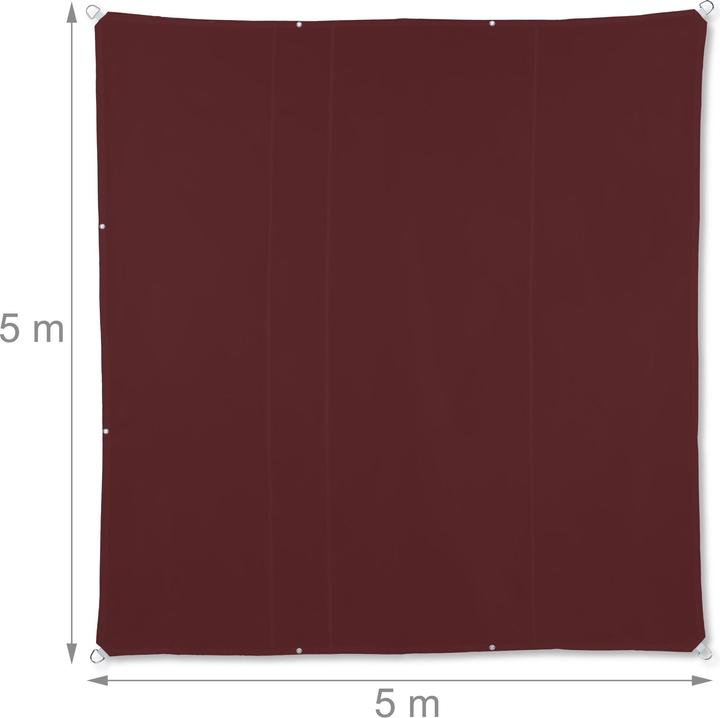 Image du produit Relaxdays Voile d'ombrage (500 x 500 x 0.1 cm)