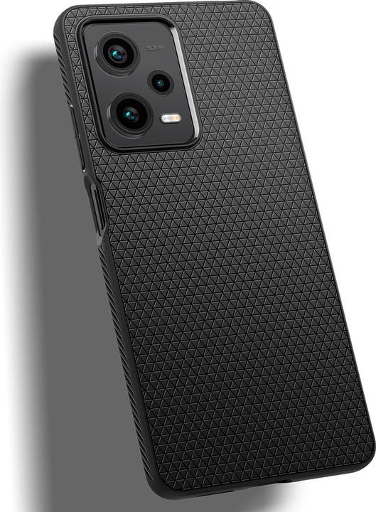 Actual product image Spigen Liquid Air - Case do Xiaomi Redmi Note 12 Pro 5G / POCO X5 Pro 5G (Czarny) (Xiaomi Redmi Note 12 Pro 5G, Xiaomi Poco X5 Pro)