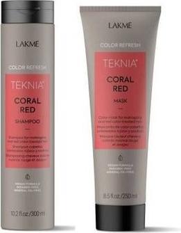 Produktbild Lakmé LakmÃ© - Teknia Color Refresh Coral Red Pack - Gift Set 550ml (Haarpflege set)