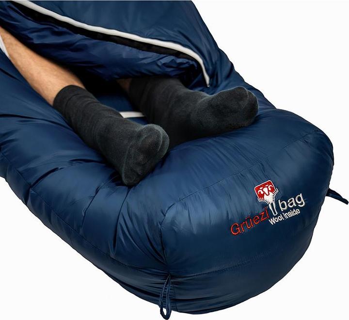 Actual product image Grüezi Bag Biopod DownWool Ice Sleeping Bag (200 cm)