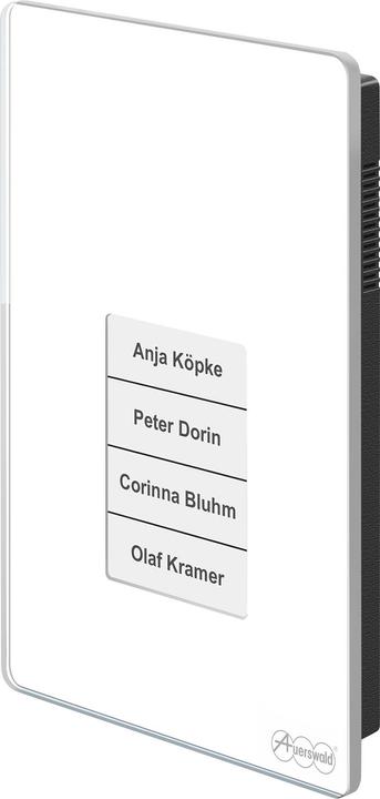 Immagine prodotto Auerswald TFS-Dialog 400 bianco Sistema interfonico per interfacce a/b con elegante frontale in vetro