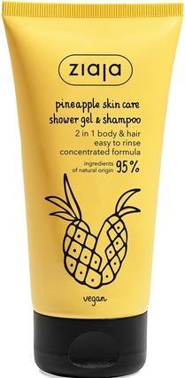Image du produit Ziaja Pineapple Skin Care Energizing & Shampoo (gel et shampooing) 160 ml (160 ml, Shampoing liquide)