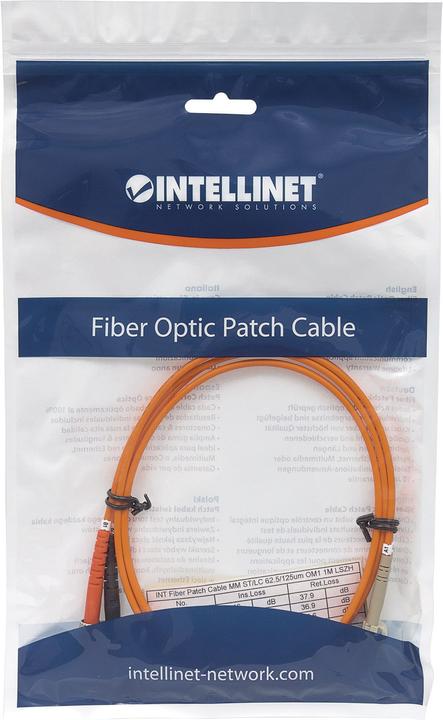 Produktbild Intellinet LWL Anschlusskabel LC/ST Multimode OM1 (CAT6, 2 m)