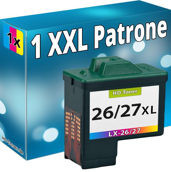 Actual product image Druckfuxx TINTE PATRONEN für LEXMARK 26/27 X1100 X1110 X1130 X1140 X1150 X1155 X