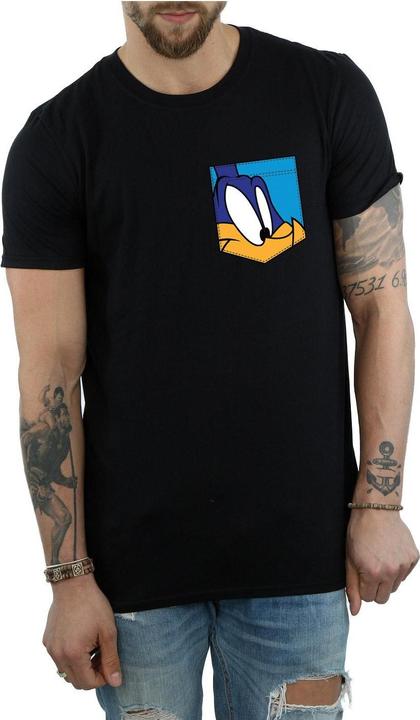 Image du produit Looney Tunes - T-shirt ROAD RUNNER FACE FAUX POCKET - Homme (XL)
