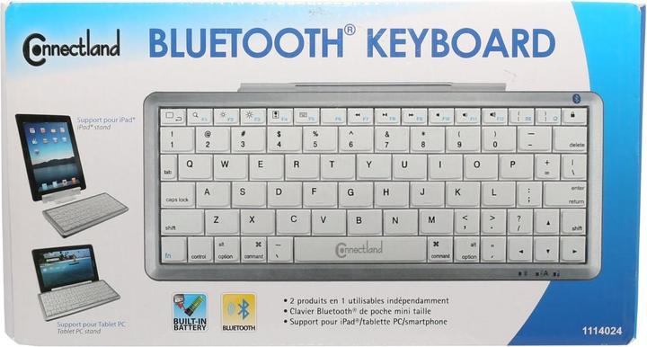 Produktbild Connectland Clavier Azerty Bluetooth pour tablettes KW427 -