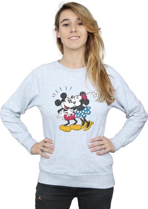 Immagine prodotto Disney Mickey Mouse Mickey And Minnie Kiss Felpa Donna (L)