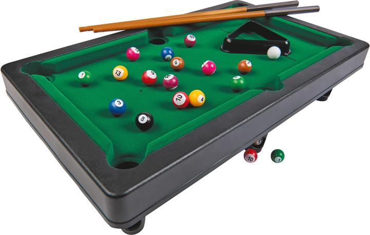 Actual product image Noris 606167704 Pool billiards & snooker incl. 2 cues, 16 billiard and 17 snooker balls and triangle