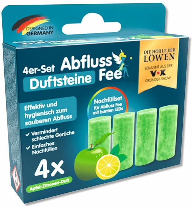 Image du produit Abfluss-Fee Pierre à parfum pomme-citron 4 pièces