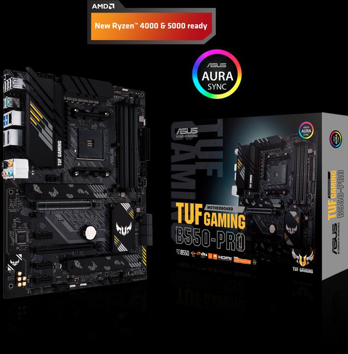 Actual product image ASUS TUF GAMING B550-Pro (AM4, AMD B550, ATX)