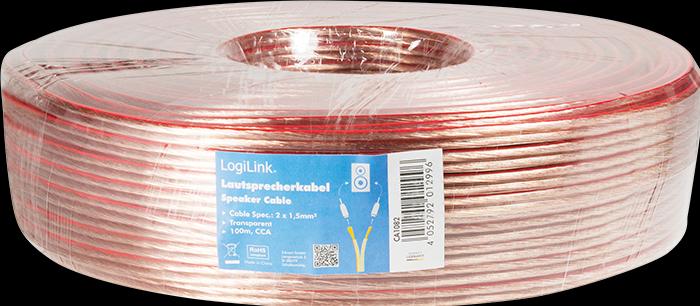Actual product image LogiLink CA Loudspeaker cable (100 m, 1.50 mm²)