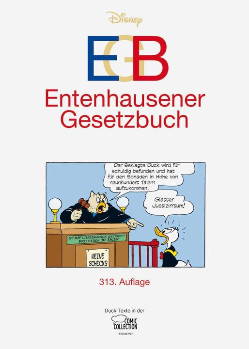 Image du produit EGB - Entenhausener Gesetzbuch (Allemand, Sérgio Presta, Gerd Syllwasschy, Manuela Buchholz, Walt, Walt Disney, 2022)