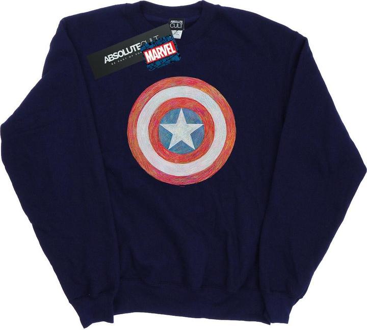 Captain America Sketched Shield Sweatshirt (S)
