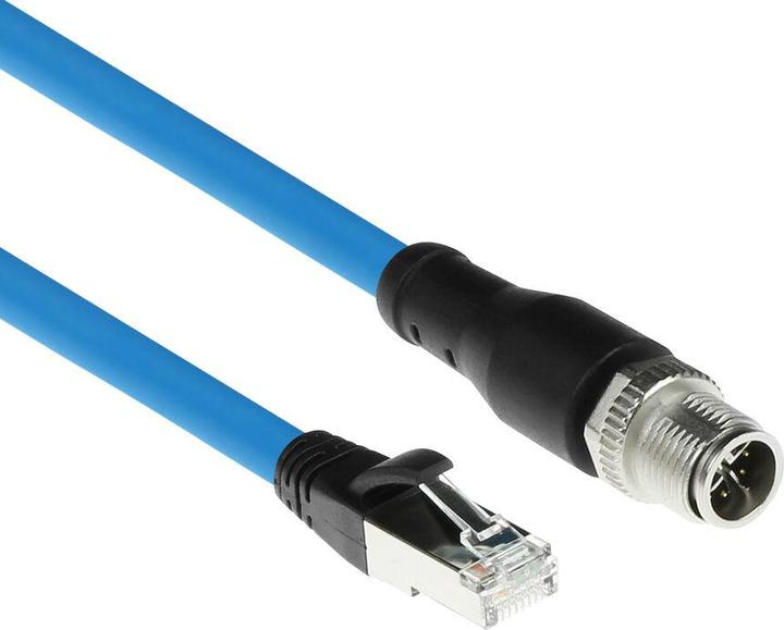 Immagine prodotto Cavo industriale da 1,50 metri Cavo per sensori M12X 8 pin maschio da telaio a RJ45, cavo Superflex