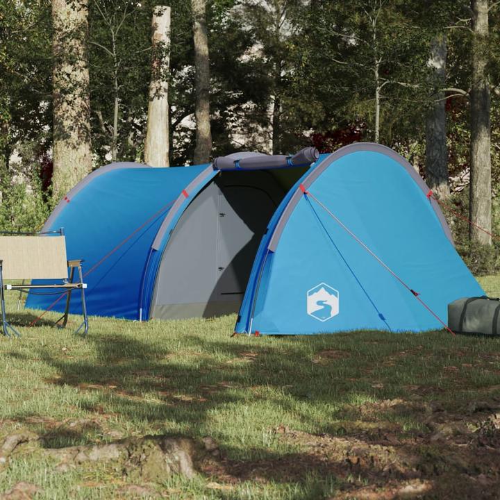 Actual product image VidaXL Camping tent 4 persons 405 x 170 x 106 cm 185T Taffeta (Dome tent, 3.90 kg, 4 persons)
