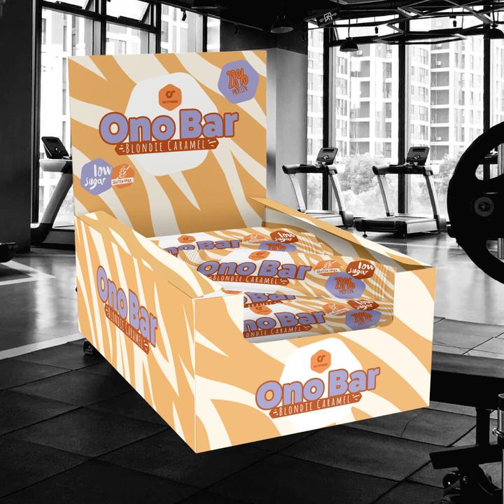 Image du produit Go Fitness Nutrition Ono Bar 12 x 40 g, Caramel (Caramel, 12 pcs, 480 g)