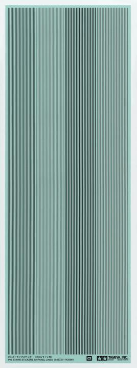 Produktbild Tamiya Panel Line Pin Stripe Stickers