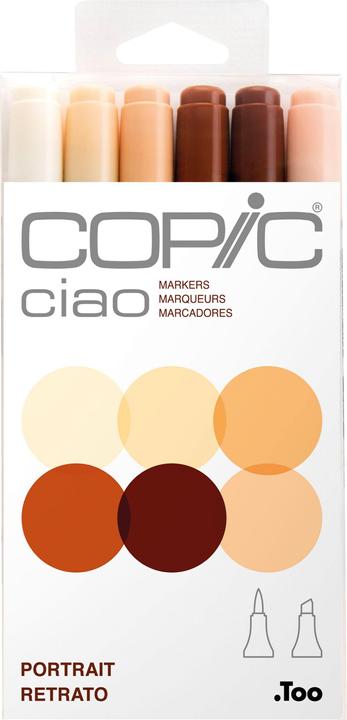 Produktbild Copic Ciao 6er Set Porträt (Grau, 6 x)