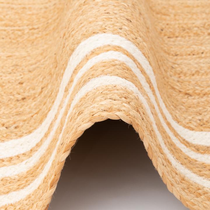 Produktbild Pergamon Naturfaser Teppich Jute Salsa Bordüre (80 x 150 cm)
