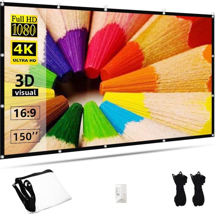 Actual product image Towond Projector screen (150", 16:9)