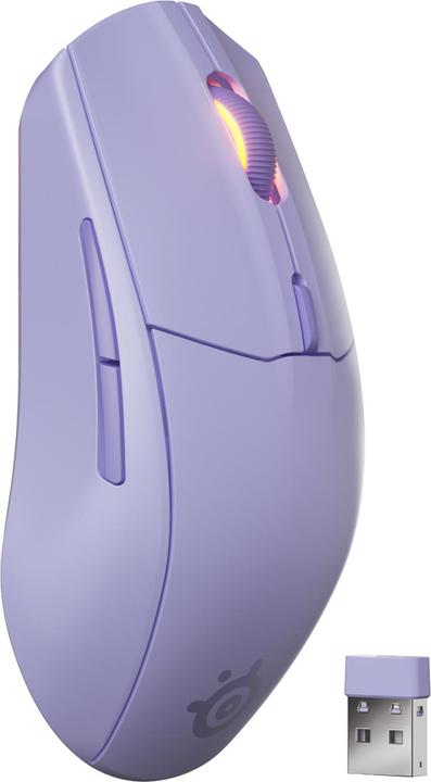 Actual product image SteelSeries Rival 3 WL Gen 2 - Lavender (Wireless)