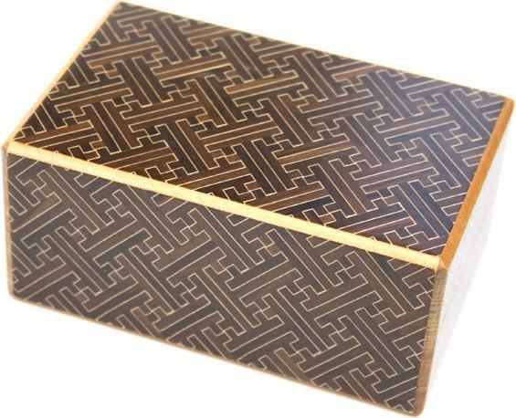Actual product image Maruyama Himitsu Bako - Kurosaya (21 steps) - Japanese puzzle box