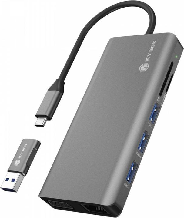 Produktbild Icy Box IB-DK4070-CPD (USB-C, 1 Ports)