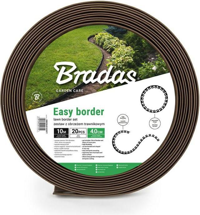 Image du produit Bradas Zestaw Obrzeży Trawnikowych 40mm Easy Border Brązowe