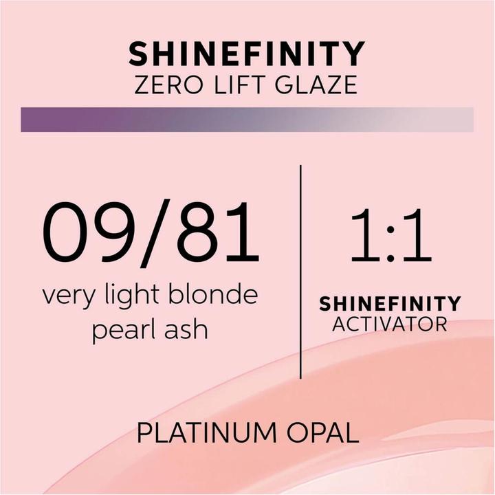 Produktbild Wella Shinefinity (09, 81 - Platinum Opal)