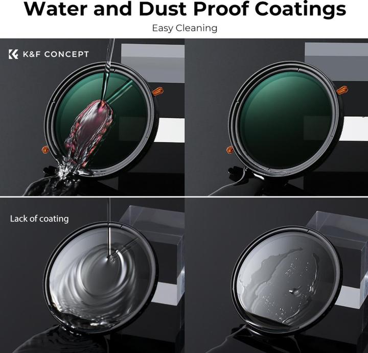 Produktbild K&F Concept 2 in 1 CPL+Variable ND2ND32 (86 mm, ND- / Graufilter, Polarisationsfilter)