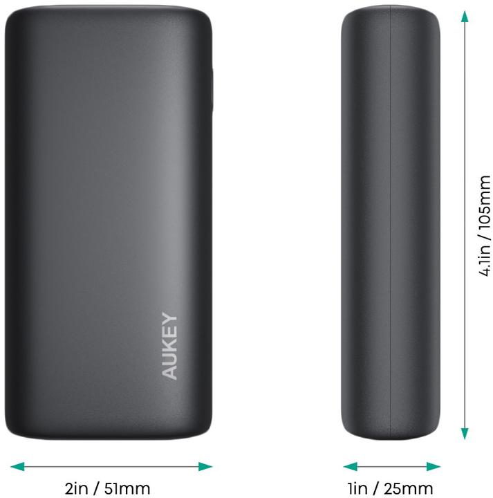 Actual product image Aukey PB-Y36 (10000 mAh, 20 W, 37 Wh)