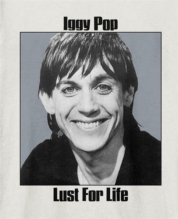 Actual product image Amplified Unisex Adult Lust For Life Iggy Pop T-Shirt (S)