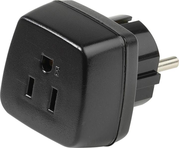 Produktbild Vivanco Reisestecker USA, USA Buchse - Schuko Stecker