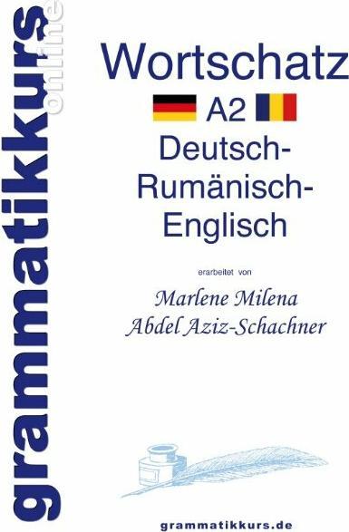 Produktbild Wörterbuch Deutsch - Rumänisch - Englisch Niveau A2 (Deutsch)
