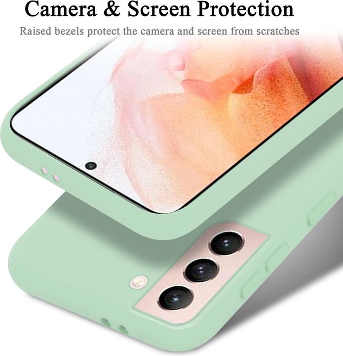 Actual product image Cadorabo TPU Liquid Silicone Case Cover (Samsung Galaxy S21 5G)