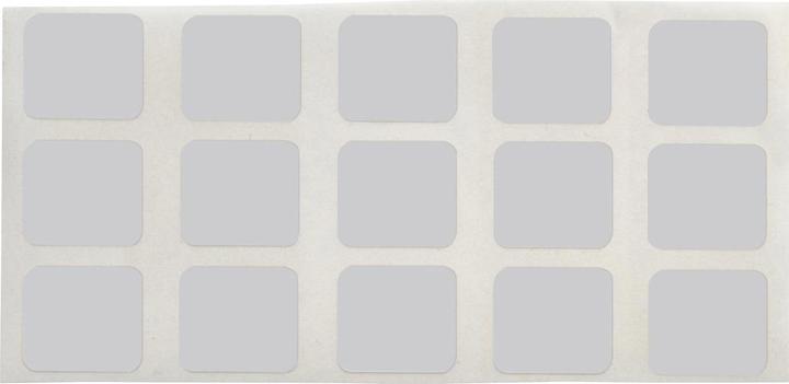 Actual product image Brady THT-12-428-10, metallised polyester, 12.70 x 11.10 mm, permanent, 5-lane (10000 E.)