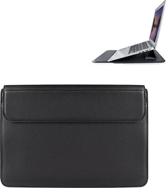 Devia MacBook bracket bag Ultra-Thin 15,4" waterproof PU leather black (15.40")